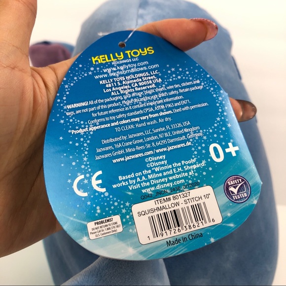 Squishmallows Other | Nwt Squishmallows Disney Stitch | Poshmark